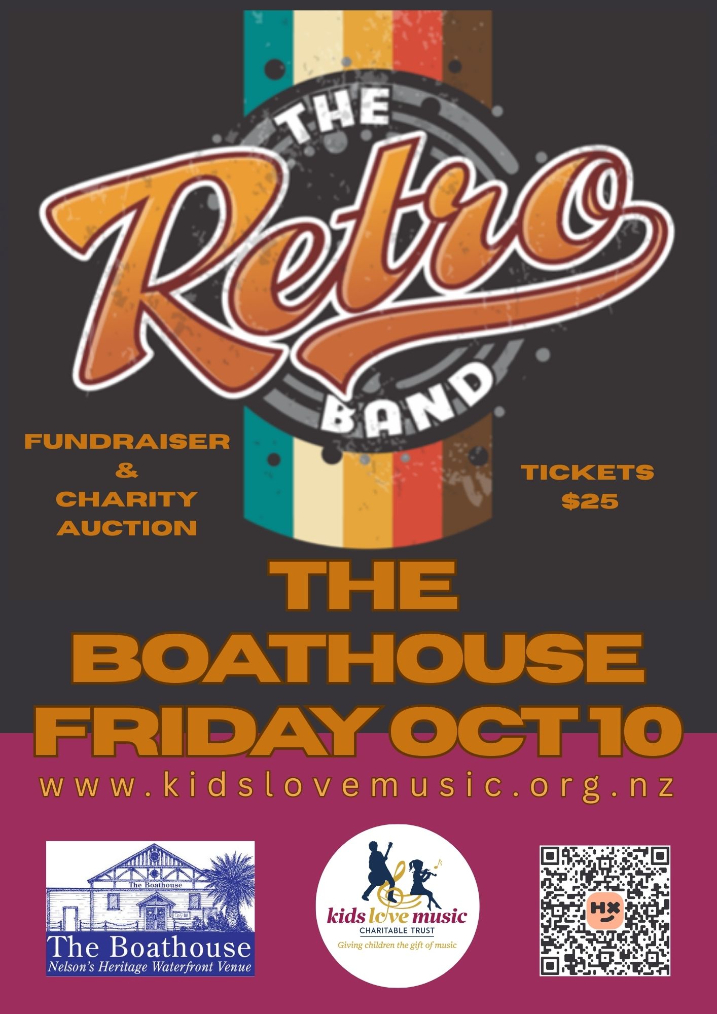 The Retro Band at Kids Love Music 2025 Fundraiser